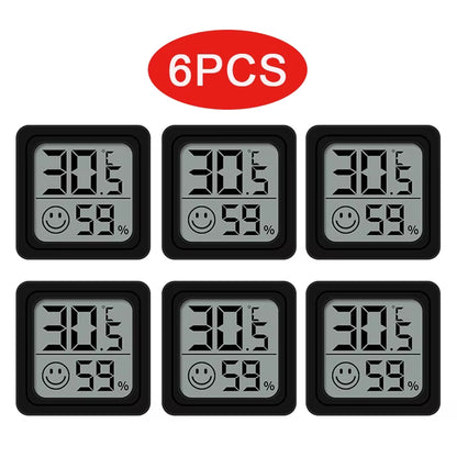 4Pcs Digital Thermometer Hygrometer Indoor Mini Temperature LCD Electronic Monitor Hygrometer Outdoor Room Baby